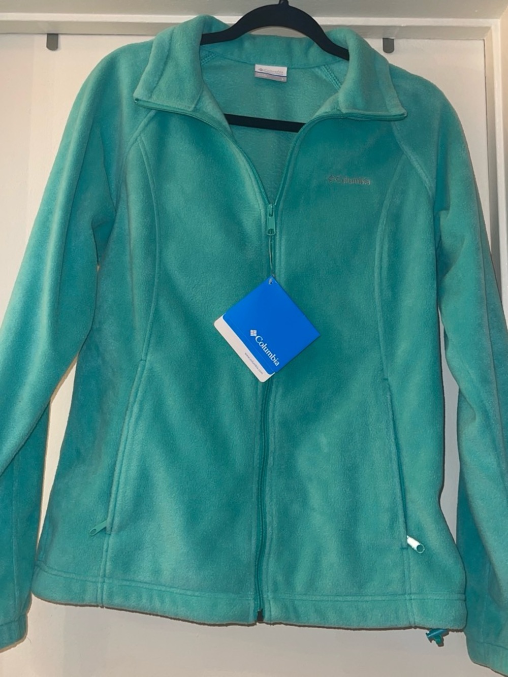Columbia Women's Teal Full-Zip Fleece Jacket